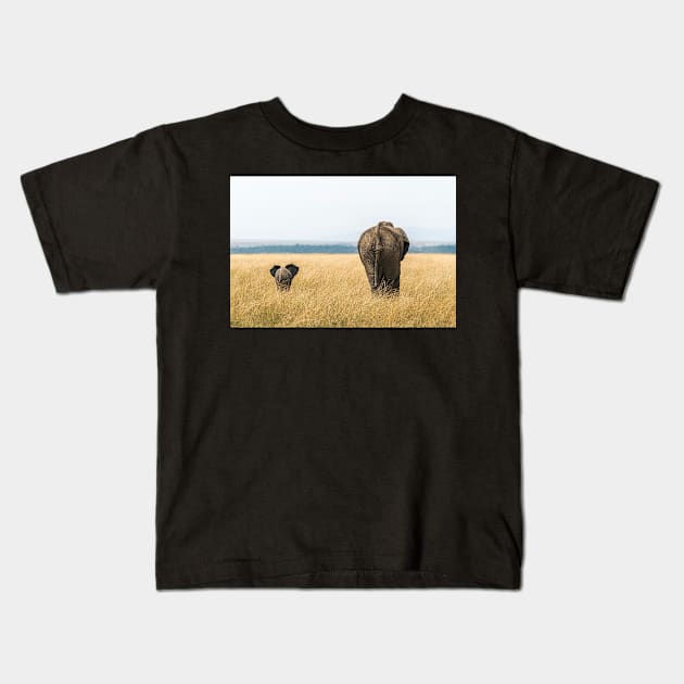 Mother and son Kids T-Shirt by njones